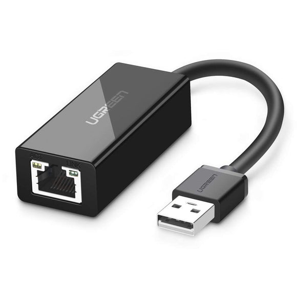 UGREEN Ethernet Adapter USB 2.0 to 10/100 Network RJ45 Lan Wired Adapter for Nintendo Switch, Wii, Wii U, Macbook, Chromebook, Windows 10, 8.1, Mac OS, Surface Pro, Linux ASIX AX88772 Chipset (Black) - Shop Video Games