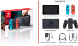 Nintendo Switch 32 GB Console with Neon Blue & Red Joy-Con (HACSKABAA) Super Mario Party + Kart 8 Deluxe for Switch + Steering Wheel Switch + Charging Dock + Carrying Case - Shop Video Games