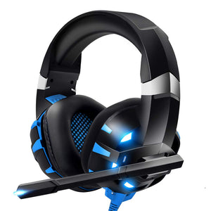 RUNMUS Gaming Headset Xbox One Headset with 7.1 Surround Sound Stereo, PS4 Headset with Mic & LED Light, Compatible with PC, Laptop, PS4, Xbox One Controller(Adapter Not Included), Nintendo Switch - Shop Video Games