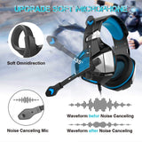 Gaming Headset for PS4 Xbox One, Micolindun Over Ear Gaming Headphones with Mic Stereo Surround Noise Reduction LED Lights Volume Control for Laptop, PC, Tablet, Smartphones - Shop Video Games