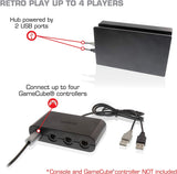 Nyko Retro Controller Hub - 4 Port GameCube Controller Adapter for Nintendo Switch - Shop Video Games