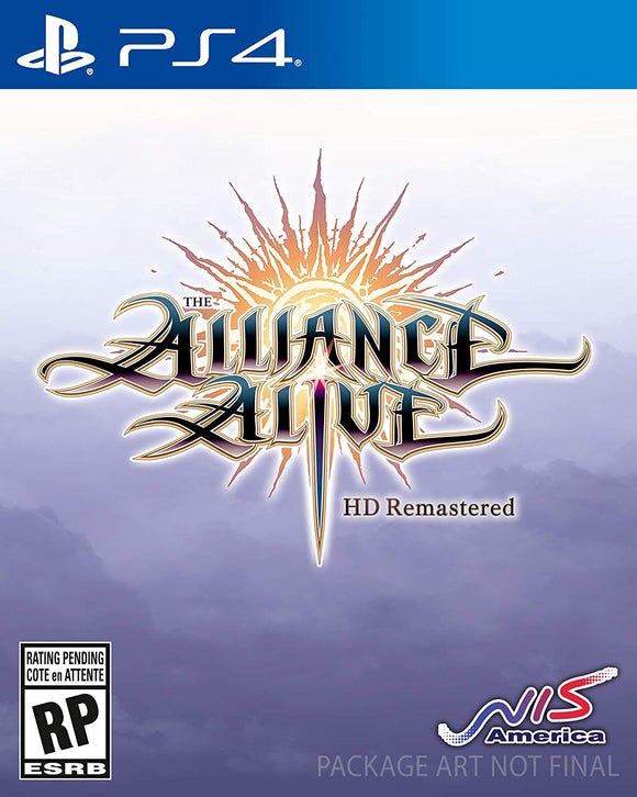 The Alliance Alive HD Remastered - PlayStation 4 - Shop Video Games